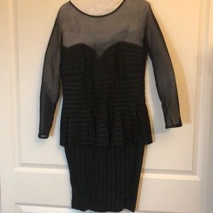 Tadashi formal peplum dress